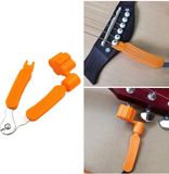 CHPN Goodies and Living Groothandel Gitaar Tool - Gitaar gereedschap - 3-in-1 - Gitaarsnaar tang - Gitaartang - Snaren knippen - Gitaar stemmer - Gitaar onderhouden - Muziekinstrument - Guitar String Winder - String Cutter - Oranje