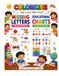 Fun COLORKINS Fun Learning Book for Kids: Missing Letters, Human Body & Educational Charts