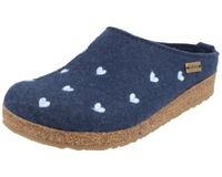 HAFLINGER Huisschoenen blauw denim / wit