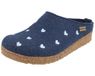 HAFLINGER Huisschoenen blauw denim / wit