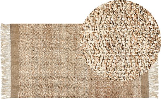 ABANA - Jute vloerkleed - Beige - 80 x 150 cm - Jute