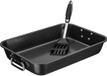 GSW Ovenschaal - 40 x 28 x 7 cm - Massief staal - Anti-aanbaklaag - Zwart