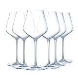 Chef&Sommelier Distinction Collection Wijnglazen, 38 cl, gemaakt in Frankrijk, robuuste verpakking, 6 stuks