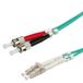 VALUE InfiniBand en Glasvezelkabel 0,5 m LC ST Turkoois