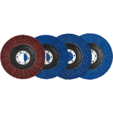 PARKSIDE® Disques à lamelles ou Plateau auto-agrippant avec disques abrasifs ou Disque de nettoyage ou Disques à ébarber (4 pièces)