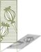 Deco Panel Panneau en métal vert olive - 0,60 x 1,50 m