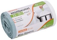 DEISS FOR YOU vuilniszakken 23-30 liter met trekband van HDPE - 3 rollen à 40 stuks