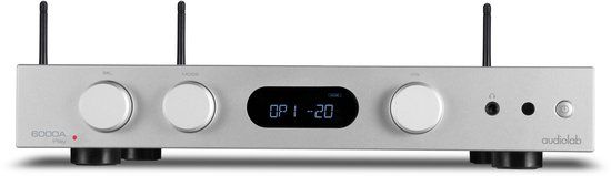 Audiolab 6000A Play Streamer en Versterker - Zilver