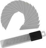 Relaxdays Afbreekmes 18mm - Reserve Mesjes - 200 Stuks