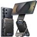 SUPCASE MagFlip Magnetic Wallet Stand | Geschikt voor Samsung Galaxy en Google Pixel Telefoon | Magnetische Pasjeshouder | Compatibel met MagSafe | Portemonnee voor 5 Pasjes | Standaard | Carbon Zwart