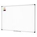 Amazon Basics Tableau Blanc Magnétique Avec Cadre en Aluminium, Porte-Stylos, 6 Aimants, 1 Gomme et 2 Marqueurs Pour une Utilisation au Bureau et à la Maison, Mural, Effaçable à Sec, 120 x 90cm