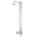 Hudson Reed Earby Colonne de douche thermostatique avec douchette pour montage d'angle | 130cm de haut - Chrome