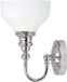 Steady Lighting Landelijke Wandlamp Metaal Zilver G9 21cm