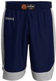 Spalding Hustle Shorts Kinderen Unisex XXXL Blauw Wit Multikleurig Polyester Basketbal