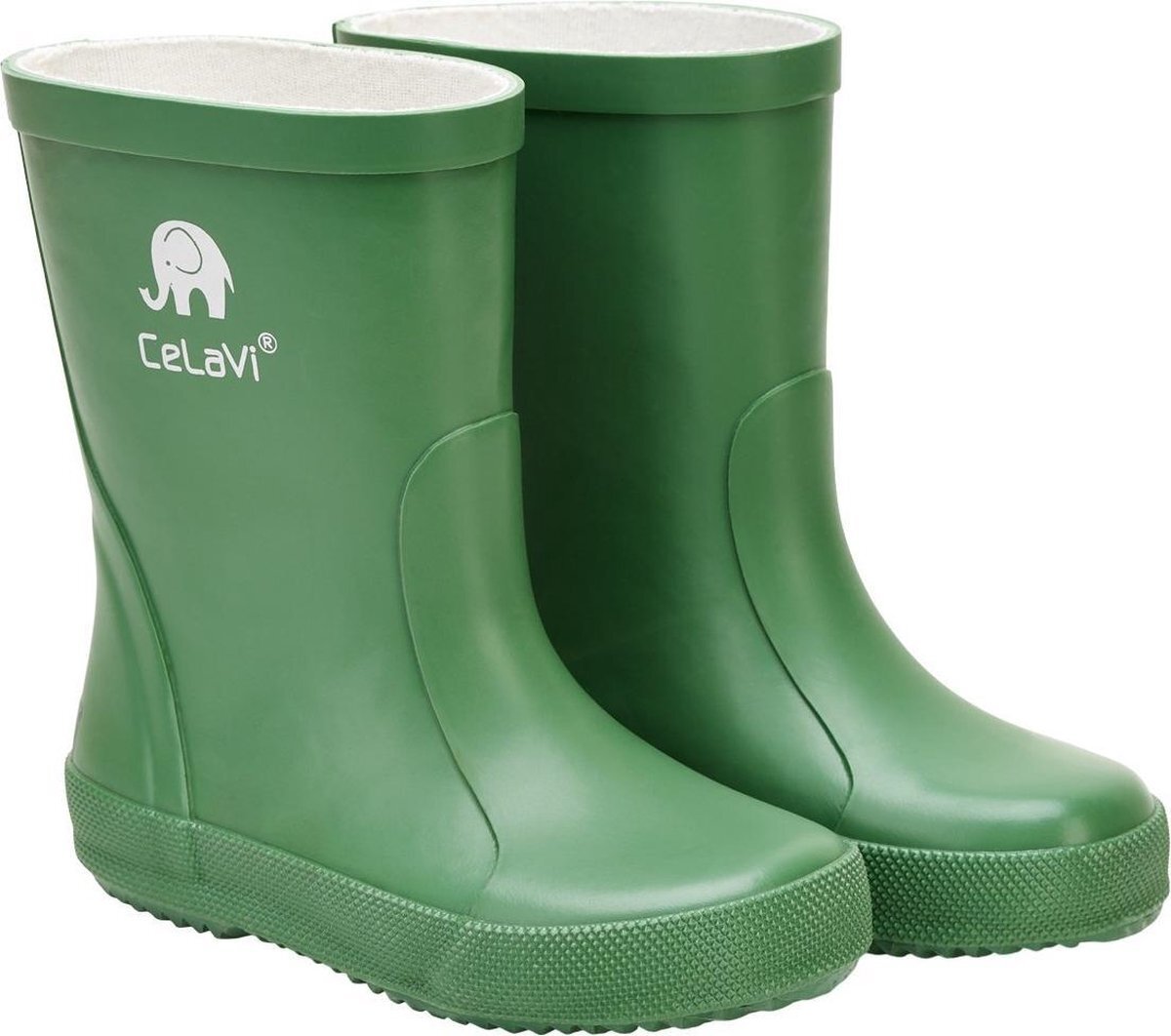 CELAVI regenlaarzen Wellies junior rubber groen