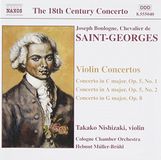 Saint-Georges:Violin Takako Nishizaki - Violin Concertos