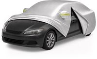 Relaxdays Autohoes - Sedan - 450-495 cm - Zilver