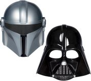 Star Wars Mandalorian- en Darth Vader-maskers