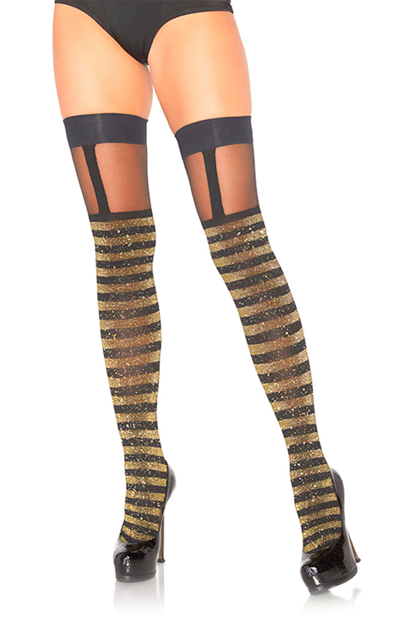 Leg Avenue Hold-up Kousen - Zwart