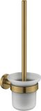 Plieger Vigo WC Borstel - Toiletborstel met houder - Geborsteld Goud