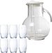 Cosy&Trendy schenkkan 2.0 liter met 6x Versailles waterglazen 375 ml