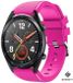 Strap-it Bande de montre connectée en silicone - Rose vif - Convient aux Huawei Watch GT / GT 2 - 46mm