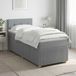 Maison Exclusive - Lit Boxspring Gris Clair 90 x 200 cm Tissu