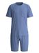 CALIDA Pyjama court 'Relax Choice' bleu chiné