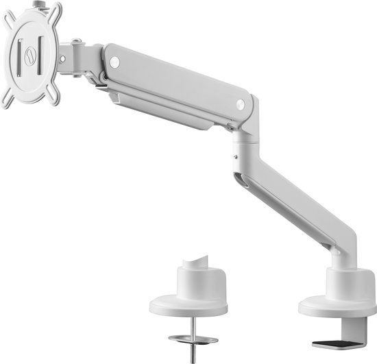 One For All DM4120 Monitor Arm - Single Monitor - VESA 100x100 - White