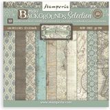 Stamperia Voyages Fantastiques Maxi Background 12x12 Inch Paper Pack