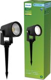 Philips LED Philips Reuel GardenLink Sokkellamp met spies - Zwart