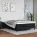 vidaXL Boxspring bed kunstleer zwart 140x190 cm