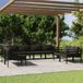 Prolenta Maison Exclusive - Tuinloungeset, 8-delig, met kussens, aluminium, antraciet