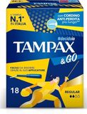 Tampax & Go Regular, 18 tampons met applicator van kunststof