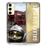 Versterkte Samsung Galaxy S24 Plus Versterkte hoes, brandweerman, vrachtwagen