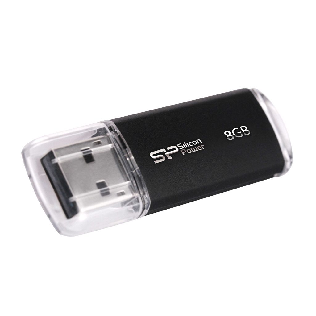Silicon Power Ultima-II USB-stick - 8GB - Zwart