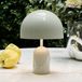 Tom Dixon Lampe à poser Bell Portable H28 IP44 Gris