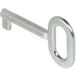 Häfele NIKOLAI furniture key metal 38 mm rod length