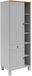 Notio Living Alby-II Hoge Kast - 2-deurs 1-lade - Grijs