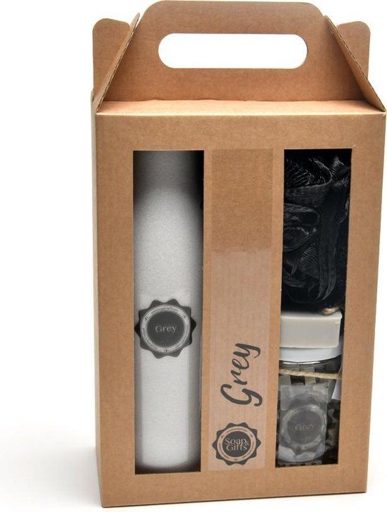 Soap & Gifts Zeepgiftset Grey Dames Grijs 4-delig