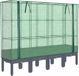 vidaXL Plantenbak verhoogd met kashoes rattanlook 160x40x140 cm