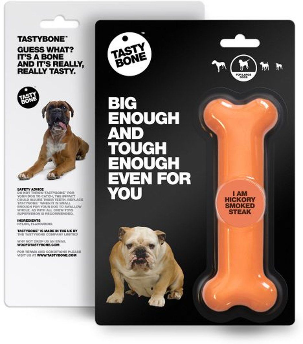 TASTY BONE hickory smoked steak 17x6x3 cm