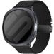 Strap-it Samsung Galaxy Watch 8 Classic Geflochtenes Armband mit P-Schnalle (Schwarz)