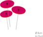 Cazador Del Sol 3 stuks! Zonnevanger Rood-Roze klein 25x8 cm