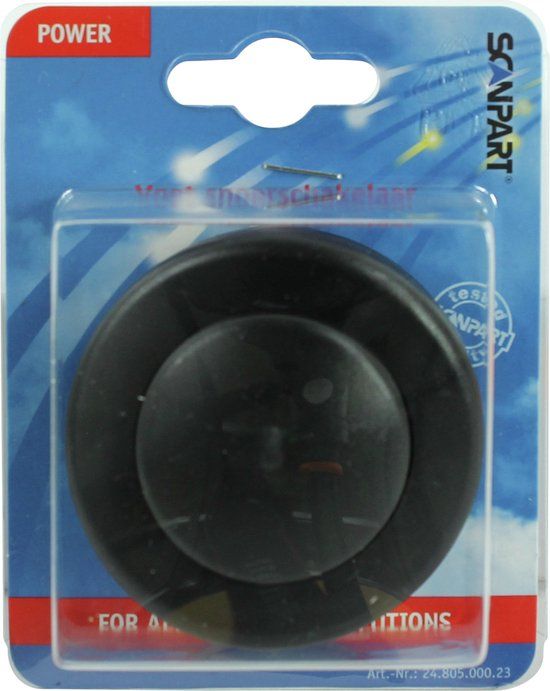 Scanpart Voetschakelaar voor Lampsnoer - Zwart