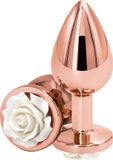 NS Novelties Rose Buttplug Medium - Wit