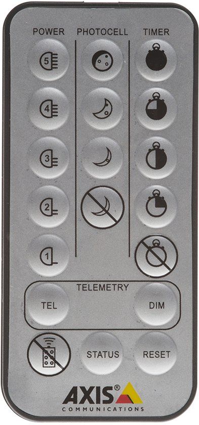 Axis 5800-931 afstandsbediening Speciaal Drukknopen