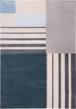 Safavieh Orwell ORW397 Art Deco Geweven Binnen Vloerkleed, Houtskool & Beige, 122 x 183 cm