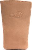 LeonDesign Sleuteletui Klokmodel Hunter Leer Lichtbruin