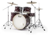 Pearl Export EXX725NBR/C864 Satin Scarlet 5d. set de batterie avec hardware et set de cymbales (rock)